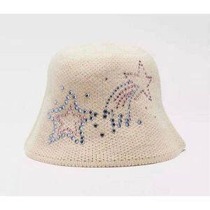 New Urban Outfitters Gabbi Rhinestone Bucket Hat